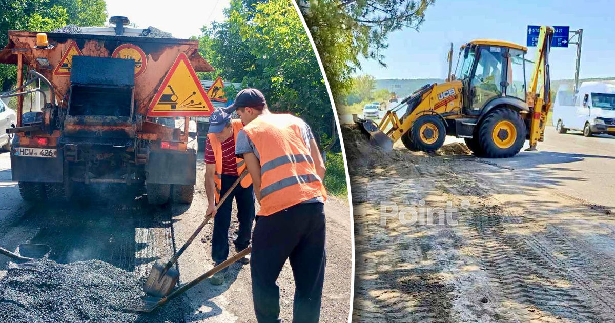 В Молдове продолжается масштабный ремонт дорог.