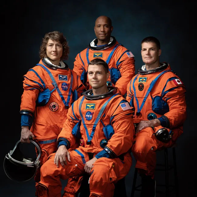 NASA объявило имена участников первой пилотируемой миссии «Артемида» к Луне.