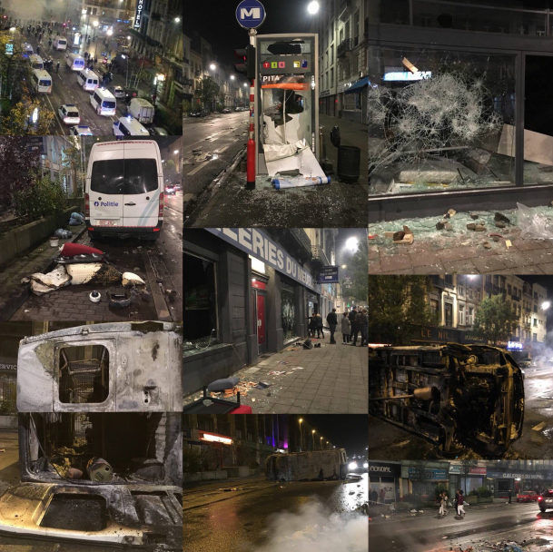 Bruxelles: Suporteri marocani au fost implicați în incidente