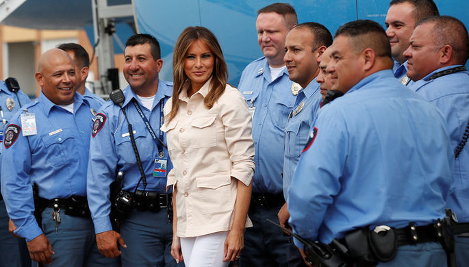 Меланья Трамп намерена посетить центры содержания детей-мигрантов. Фото: Reuters