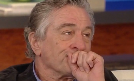  Moment istoric. Nu îl vezi pe Robert De Niro înlăcrimat în fiecare zi, mai ales în viaţa reală...