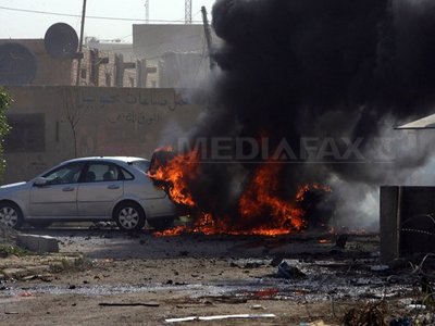 Cel puţin 45 de persoane au fost ucise, joi, în atentatele din Irak (Imagine: Mediafax Foto/AFP)
