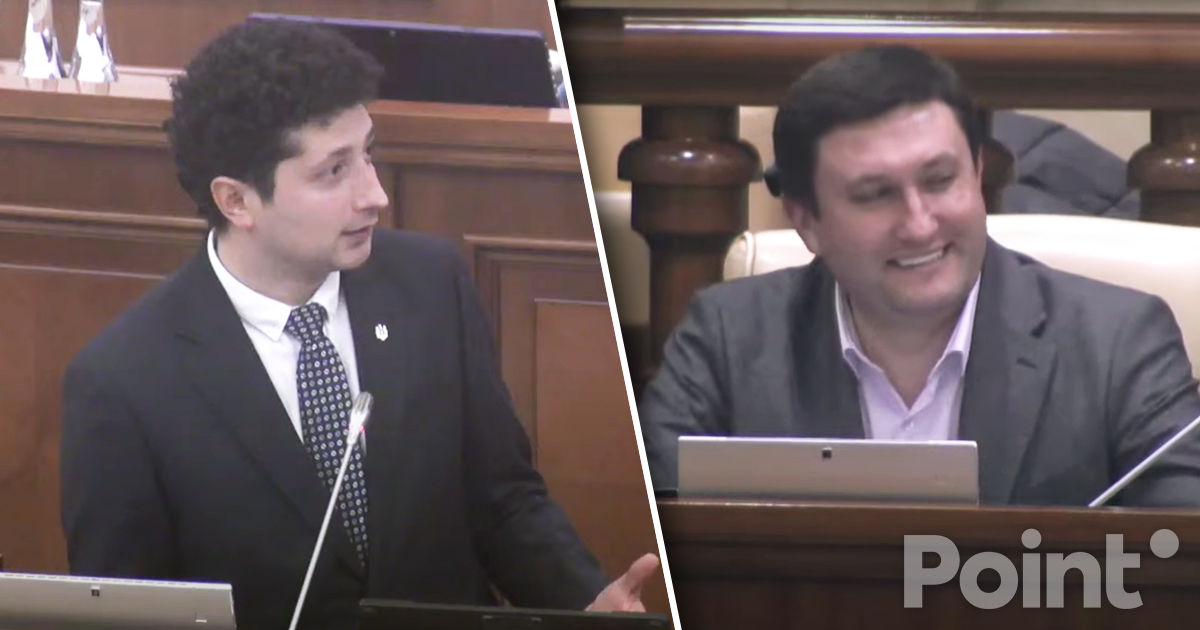 Диалог Мариана и Односталко вызвал смех в парламенте.