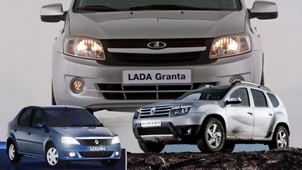 Dacia vinde bine în Europa de Vest, însă modelele noastre fac o figură bună şi la est de Europa, în Rusia fiind vândute cu siglă Renault.