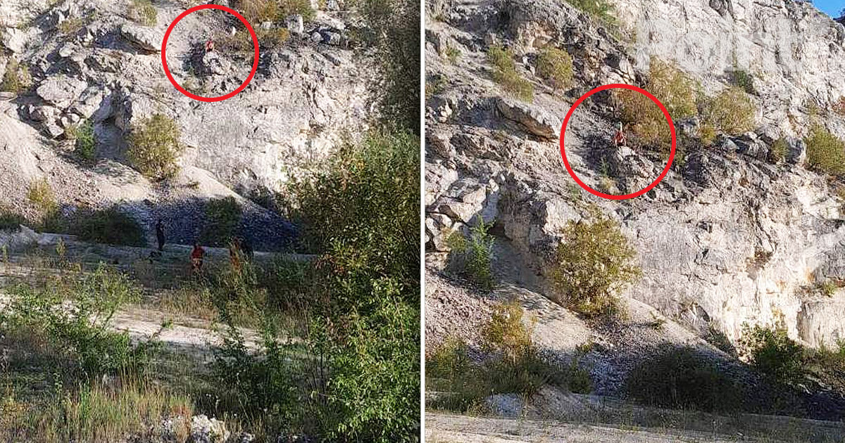 Salvatorii au salvat un bărbat rămas blocat pe o stâncă de la Fetești.