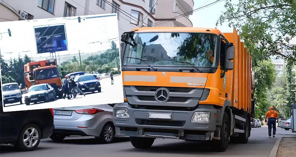 Angajați ai Regiei Autosalubritate, atacați în trafic de șoferul unui BMW.