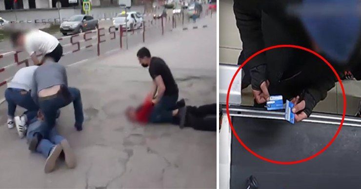 Полиция задержала мужчину, совершившего уличное ограбление в столице. Фото: Point.md.