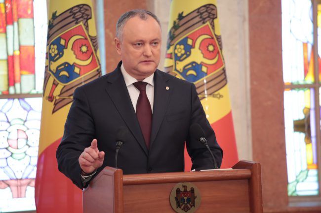 Президент Молдовы Игорь Додон.