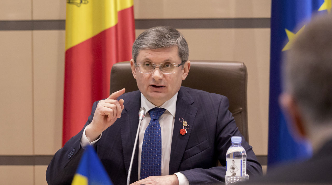 Спикер парламента Игорь Гросу. 
