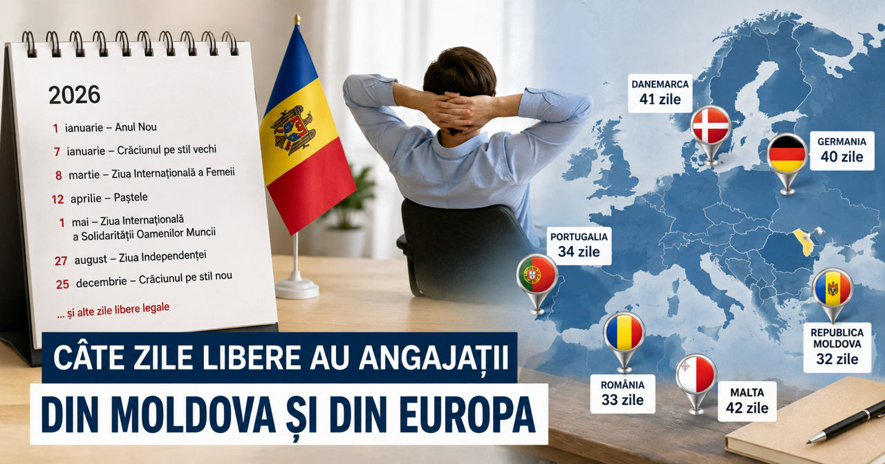 Молдова не входит в число стран с самым большим количеством выходных.