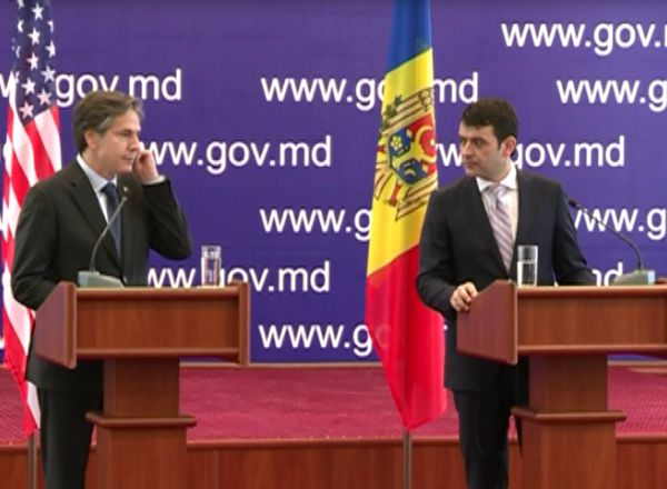 Antony Blinken s-a intalnit astazi si seful statului, Nicolae Timofti. Aceasta a fost a doua vizita a oficialului american in tara noasta.