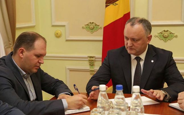 Preşedintele Igor Dodon este convins că Ion Ceban va câştiga alegerile. 