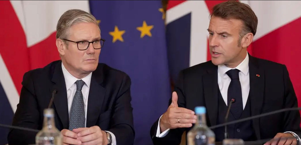 Macron și Starmer: Grupul de menținere a păcii din Ucraina ar putea număra 50.000 de soldați.