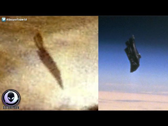 На Марсе увидели тень от гигантского корабля пришельцев.