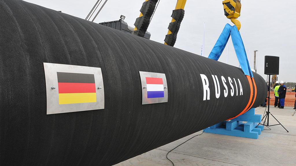 Проект магистрального газопровода из России в Германию.