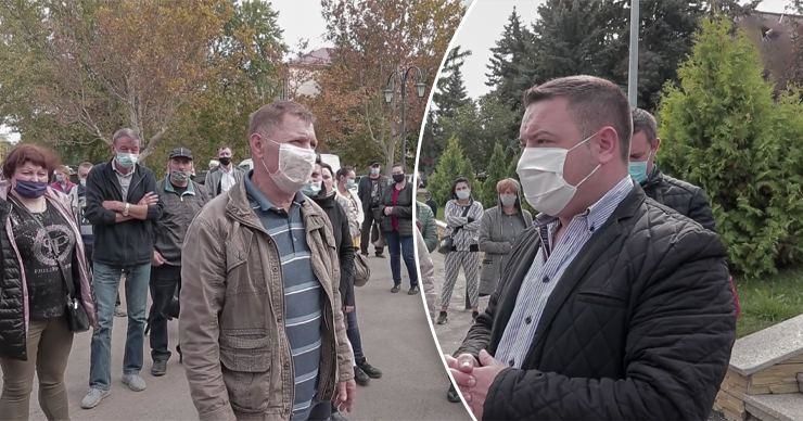 В Чимишлии прошел протест: Люди напуганы новыми ограничениями.