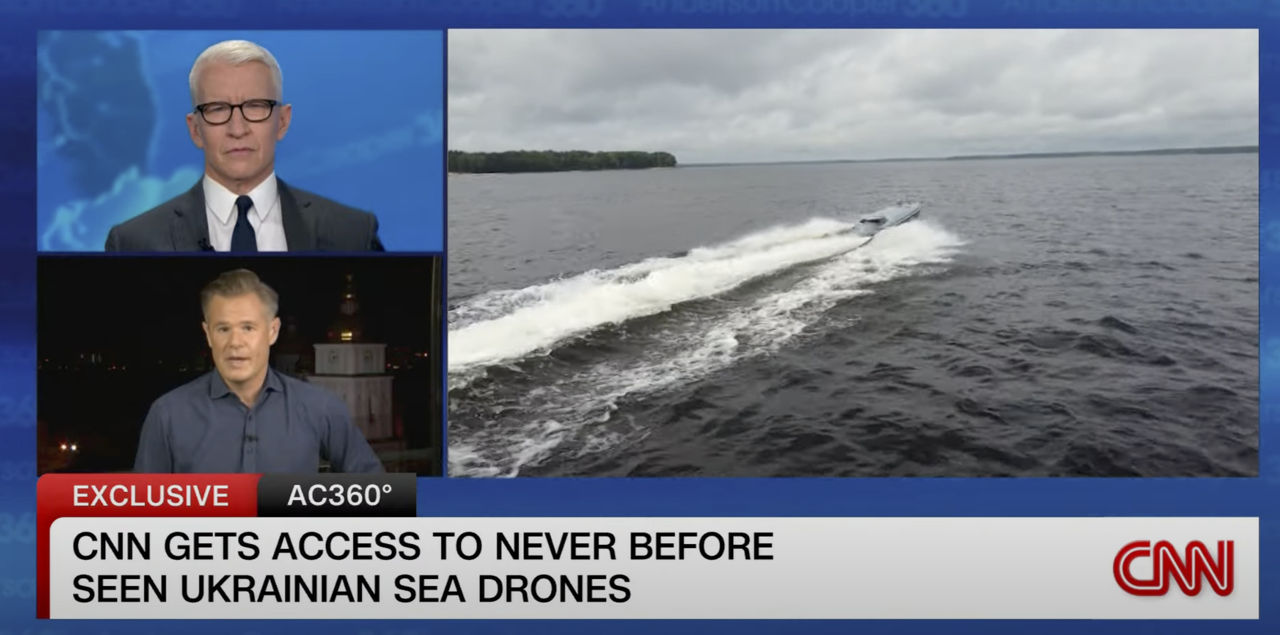 CNN показал морские дроны Украины, такие же недавно ударили по Крымскому мосту.