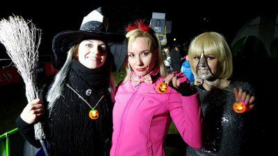HellRun 2017: Zeci de fantome, vrăjitoare şi vampiri au participat