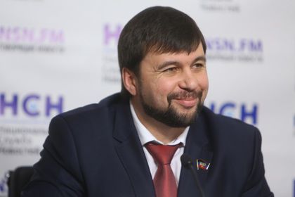 Полпред ДНР Денис Пушилин.