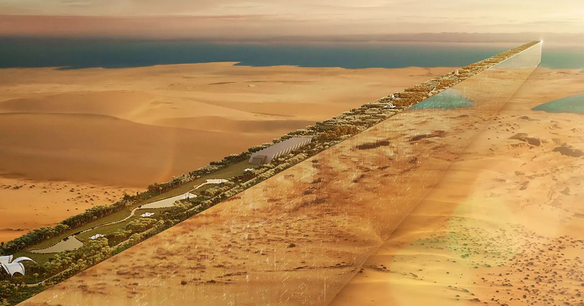Arabia Saudită reanalizează proiectul zgârie-norului orizontal de 170 km, în valoare de un trilion de dolari.
