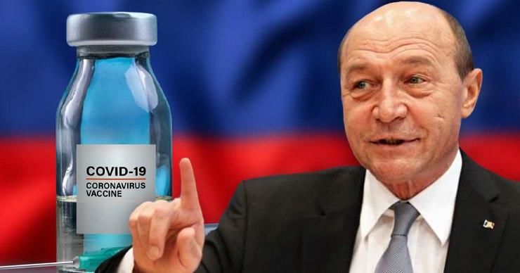 Траян Бэсеску предложил Румынии попросить у России вакцину против COVID. Коллаж: Point.md
