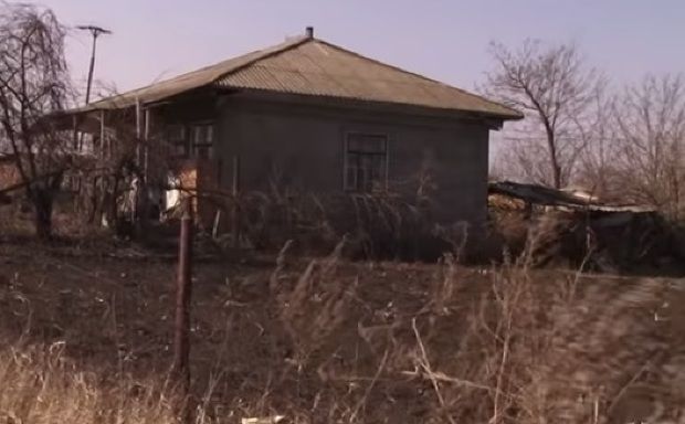 Localnicii trăiesc cu frica în sân deoarece câinele vecinilor îi poate ataca oricând, chiar și în curtea în care locuiesc. Foto: captura video
