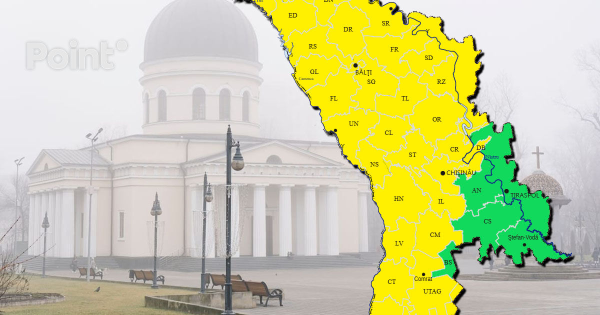 Cod Galben de ceață pe teritoriul R. Moldova.