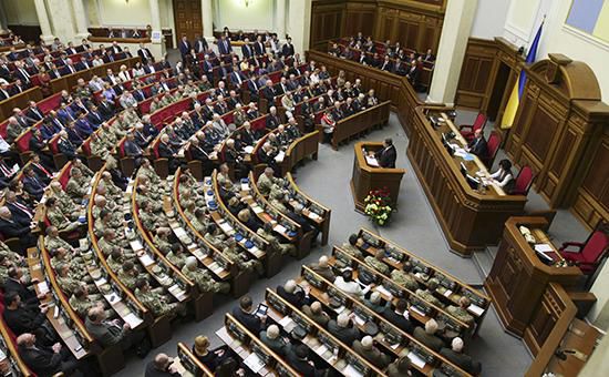 За денонсацию межправительственного соглашения проголосовали 265 депутатов украинского парламента.