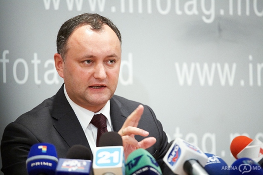 Igor Dodon nu a precizat deocamdată cine anume va fi propus.