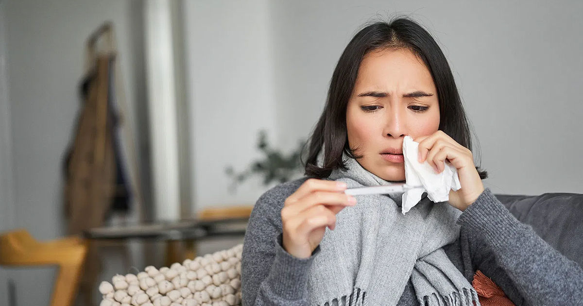 ANSP: 1.257 de cazuri de infecții respiratorii, înregistrate într-o săptămână.