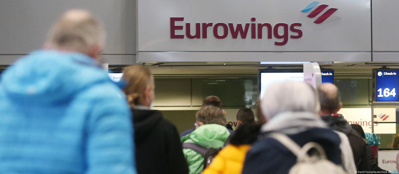 Пилоты авиакомпании Eurowings начали забастовку.