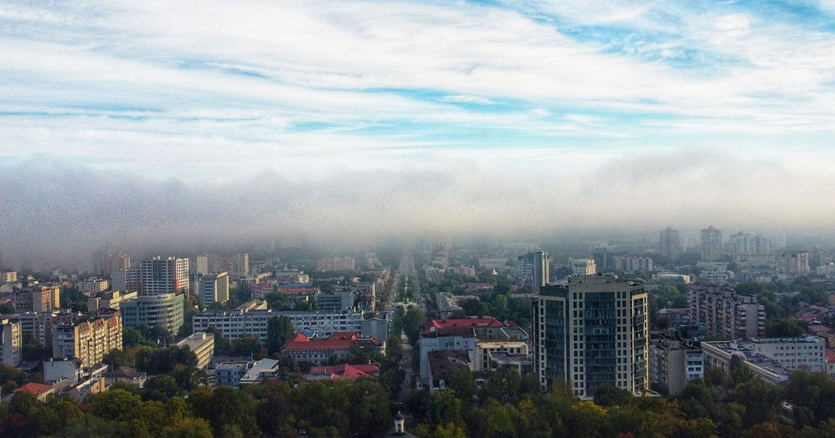 Calitatea aerului la Chișinău și Bălți, sub nivelul admisibil.
