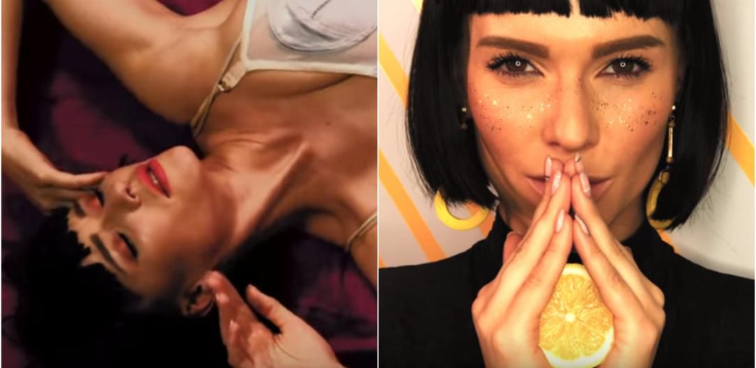Olia Tira a lansat un clip filmat cu telefonul mobil.