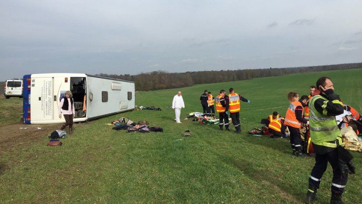 Grav accident în Franța. 27 de persoane au ajuns la spital