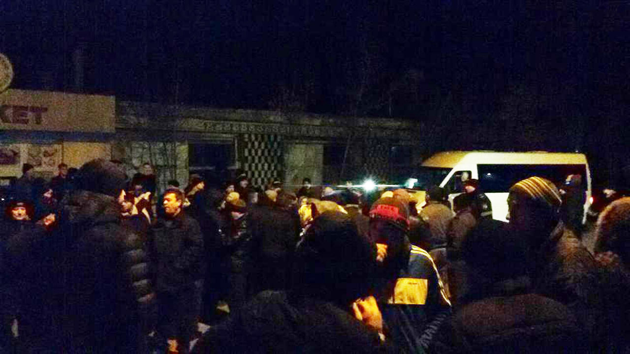 В селе Пухой прошла новая акция протеста.