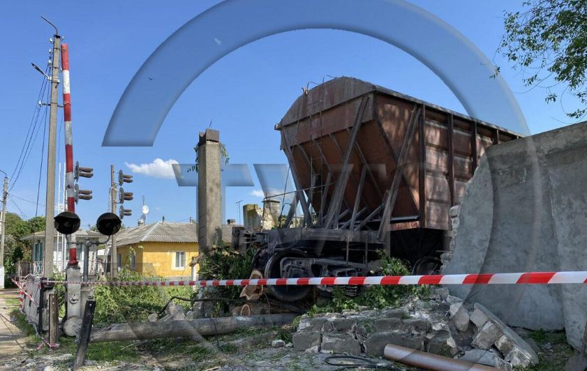 В Бельцах сошли с рельсов вагоны товарного поезда.