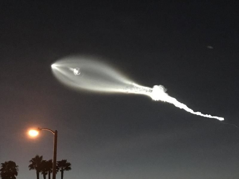 Lansarea unei rachete SpaceX a produs confuzie şi speculaţii
