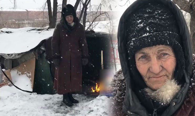 Женщина живет на улице уже несколько лет, несмотря на то, что в Кишиневе у нее есть родственники.