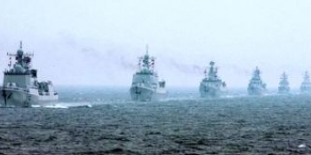 Navele militare se deplasau către nord, dinspre Oceanul Pacific spre Marea Chinei de Est, a mai precizat acesta.