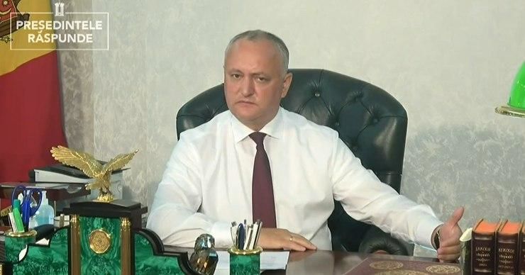 Президент Молдовы Игорь Додон.