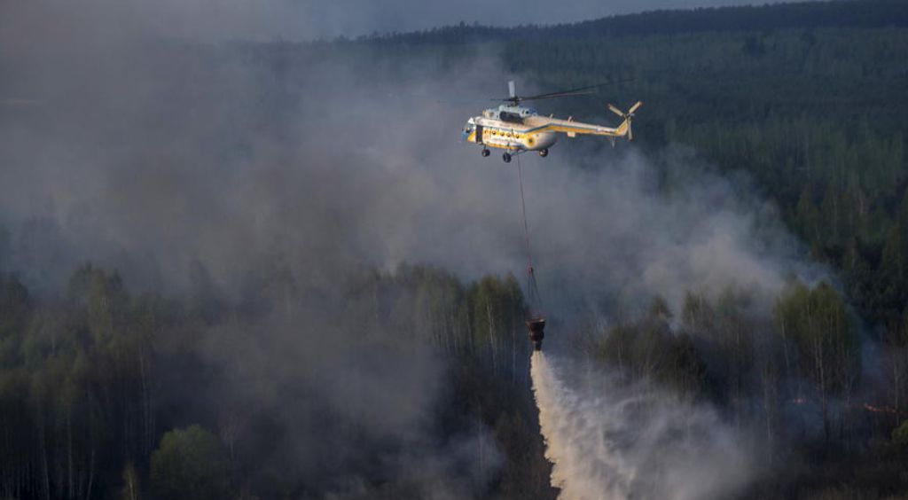 Огонь на площади 32 гектара локализован, однако всё ещё остаются отдельные очаги возгорания.