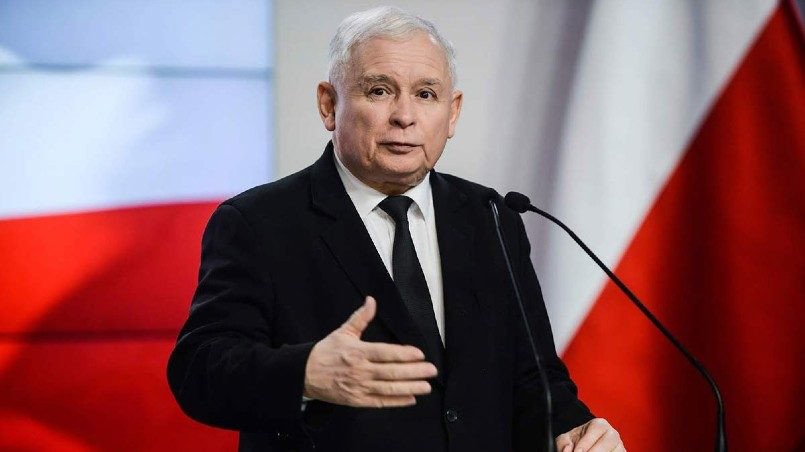 Вице-премьер правительства Польши и председатель правящей партии "Право и справедливость" Ярослав Качинский.