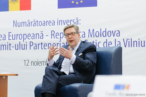 Глава делегации ЕС в Молдове Пиркка Тапиола.