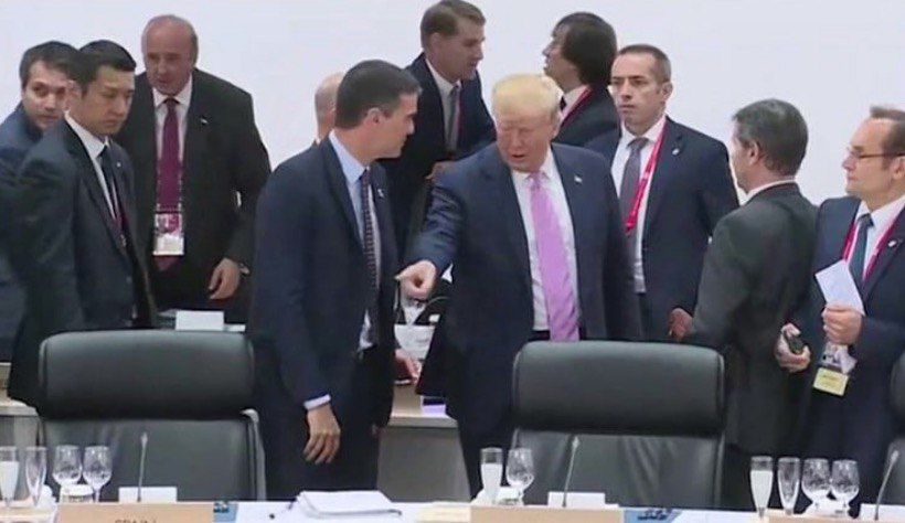 Испанская пресса подметила один инцидент на саммите G20 в Осаке. 
