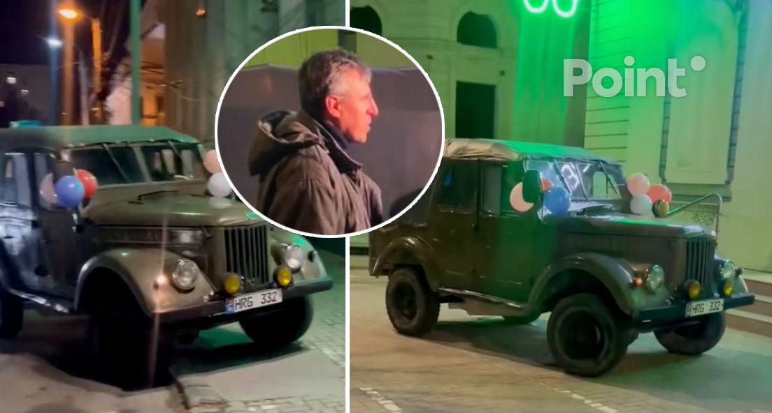 Chirtoacă, criticat din nou pentru că a circulat cu un automobil pe trotuar.
