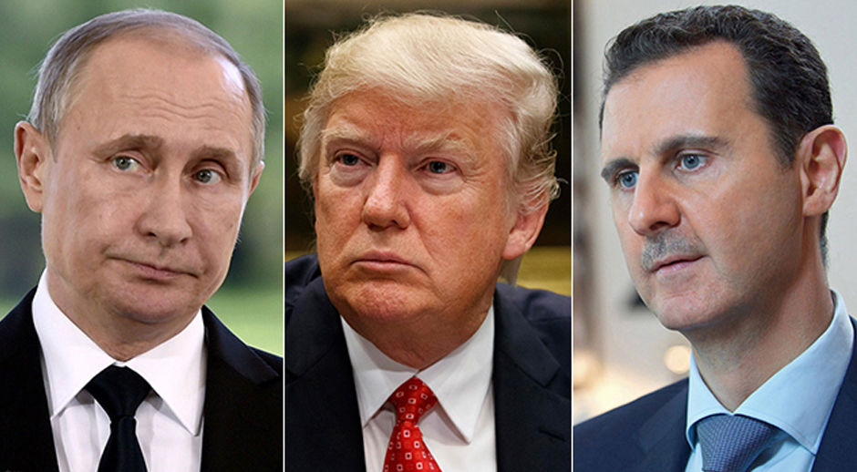 Путин предложил Асаду позвать Трампа в Дамаск.