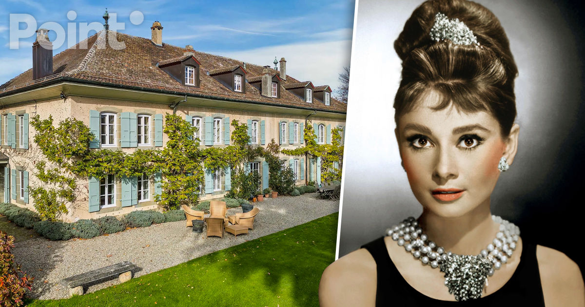 Vila actriței Audrey Hepburn din Elveția, scoasă la vânzare.