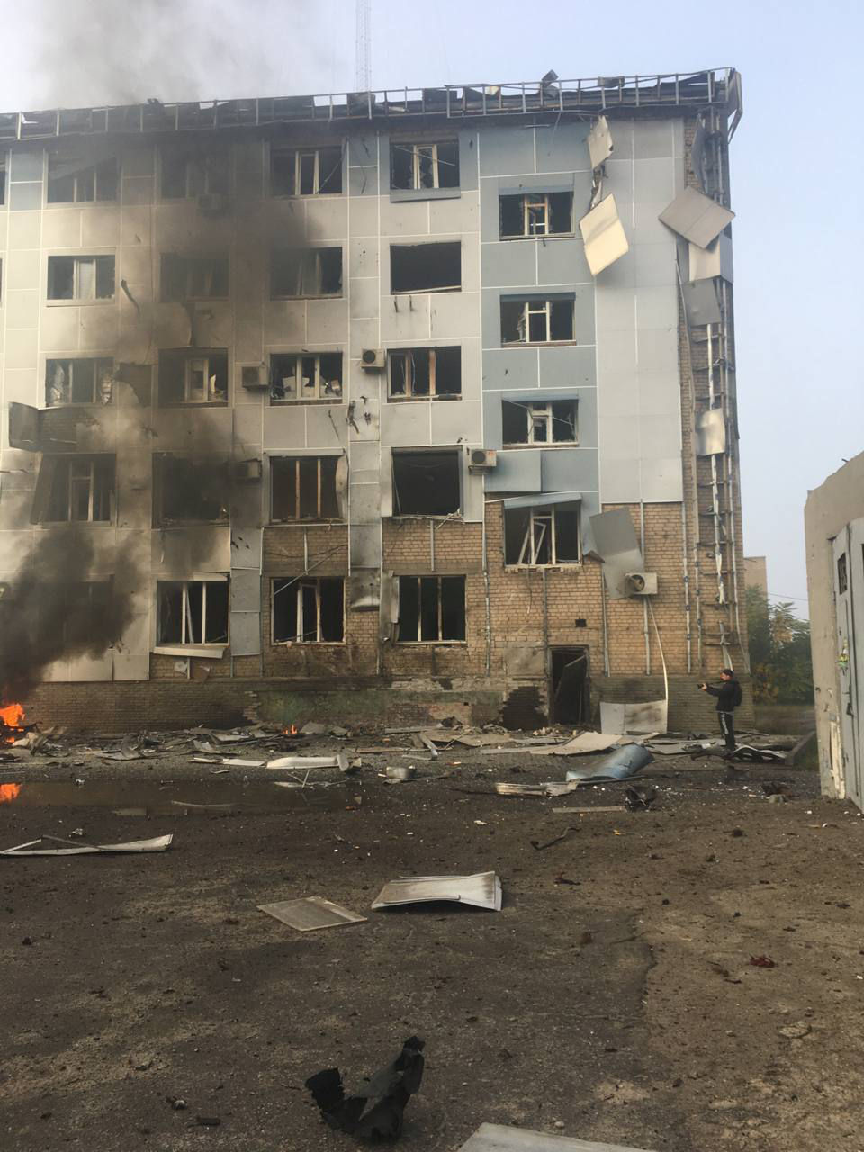 В Мелитополе утром 25 октября у здания телекомпании «ЗаТВ» произошел взрыв.