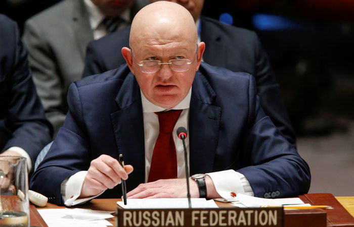 Постоянный представитель России при ООН Василий Небензя.