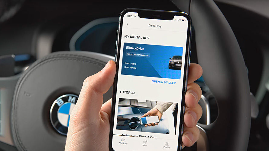 Владельцы BMW смогут поделиться ключом на смартфоне.